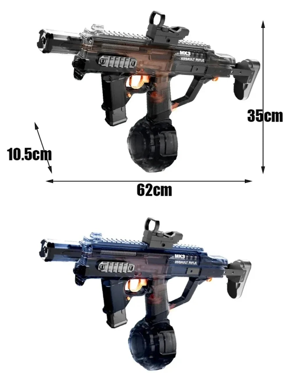 Electric Water Gun Rino Toy 2