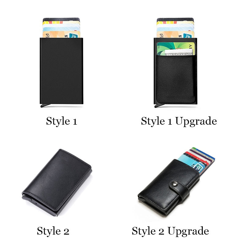 Anti-Theft ID Carbon Fiber Card Holder