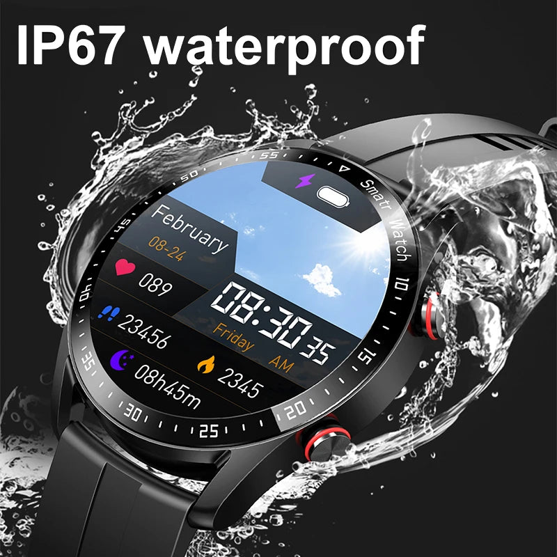 Smart Watch Men Waterproof Sport Fitness Tracker Weather IOS and Android