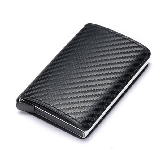 Anti-Theft ID Carbon Fiber Card Holder