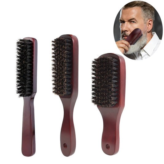 Wood Handle Boar Bristle Hairdressing Brush